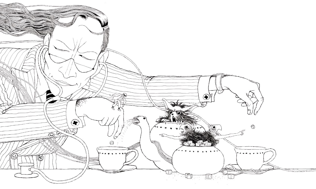 Dr. Robert artwork by Klaus Voormann